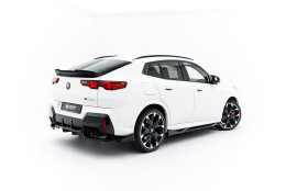 Mittlerer Cup Diffusor DTM Look Heck Ansatz für BMW X2 M35i U10 schwarz Hochglanz