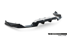 Mittlerer Cup Diffusor DTM Look Heck Ansatz für BMW X2 M35i U10 schwarz Hochglanz