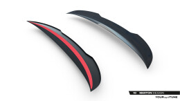 Heck Spoiler Aufsatz Abrisskante für Mercedes-AMG GLA 35 H247 Facelift schwarz Hochglanz