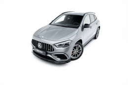 Cup Spoilerlippe Front Ansatz V.1 für Mercedes-AMG GLA 35 H247 Facelift schwarz Hochglanz
