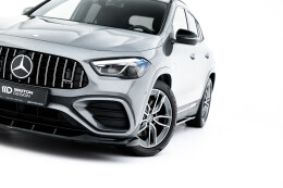 Cup Spoilerlippe Front Ansatz V.2 für Mercedes-AMG GLA 35 H247 Facelift schwarz Hochglanz