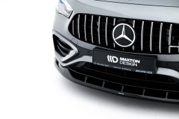 Cup Spoilerlippe Front Ansatz V.2 für Mercedes-AMG GLA 35 H247 Facelift schwarz Hochglanz