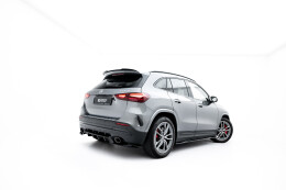 Mittlerer Cup Diffusor DTM Look Heck Ansatz für Mercedes-AMG GLA 35 H247 Facelift schwarz Hochglanz