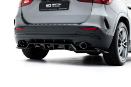 Mittlerer Cup Diffusor DTM Look Heck Ansatz für Mercedes-AMG GLA 35 H247 Facelift schwarz Hochglanz