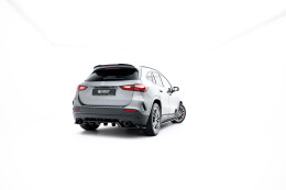 Mittlerer Cup Diffusor DTM Look Heck Ansatz für Mercedes-AMG GLA 35 H247 Facelift schwarz Hochglanz