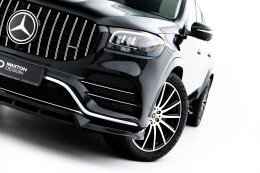Cup Spoilerlippe Front Ansatz V.2 für Mercedes-Benz GLS AMG-Line X167  schwarz Hochglanz