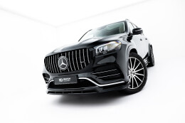 Cup Spoilerlippe Front Ansatz V.2 für Mercedes-Benz GLS AMG-Line X167  schwarz Hochglanz