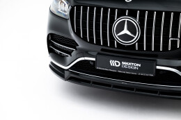 Cup Spoilerlippe Front Ansatz V.2 für Mercedes-Benz GLS AMG-Line X167  schwarz Hochglanz
