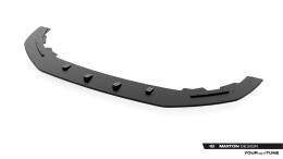 Street Pro Cup Spoilerlippe Front Ansatz für Cupra Leon ST / Hatchback Mk1 Facelift schwarz
