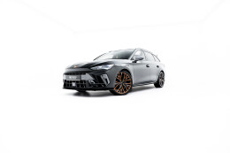 Street Pro Cup Spoilerlippe Front Ansatz für Cupra Leon ST / Hatchback Mk1 Facelift rot