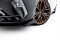 Street Pro Cup Spoilerlippe Front Ansatz + Flaps für Cupra Leon ST / Hatchback Mk1 Facelift rot + Flaps Hochglanz