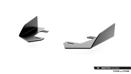 Front Stoßstange Flaps für Flaps Cupra Leon ST / Hatchback Mk1 Facelift schwarz Hochglanz