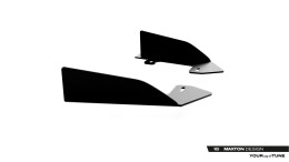 Front Stoßstange Flaps für Flaps Cupra Leon ST / Hatchback Mk1 Facelift schwarz Hochglanz