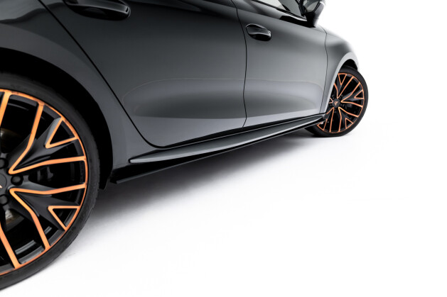 Street Pro Seitenschweller Ansatz Cup Leisten für Cupra Leon ST / Hatchback Aero Mk1 / Mk1 Facelift