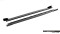 Street Pro Seitenschweller Ansatz Cup Leisten + Flaps für Cupra Leon ST / Hatchback Aero Mk1 / Mk1 Facelift schwarz Hochglanz