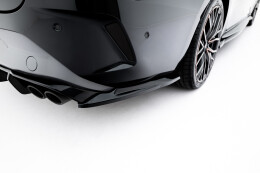 Heck Ansatz Flaps Diffusor V.5 passend für Cupra Leon ST Mk1 Facelift schwarz Hochglanz