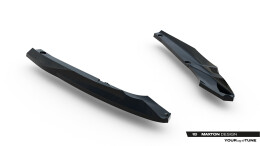 Street+ Heck Ansatz Flaps V.5 passend für CUPRA Leon ST Mk1 FL schwarz Hochglanz