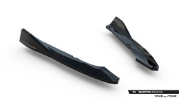 Street+ Heck Ansatz Flaps V.6 passend für CUPRA Leon ST Mk1 FL schwarz Hochglanz