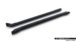 Street+ Seitenschweller Leisten passend für Hyundai Tucson Mk4 FL schwarz Hochglanz