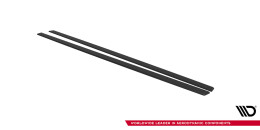 Street Pro Seitenschweller Ansatz Cup Leisten V.2 für VW Golf GTI / GTE / GTI Clubsport / R-Line Mk8 rot