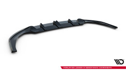 Cup Spoilerlippe Front Ansatz V.1 für BMW M135i M Performance F70 schwarz Hochglanz