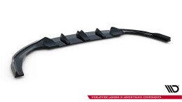 Cup Spoilerlippe Front Ansatz V.2 für BMW M135i M Performance F70 schwarz Hochglanz