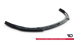 Cup Spoilerlippe Front Ansatz V.3 für BMW M135i M Performance F70 schwarz Hochglanz
