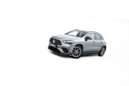 Cup Spoilerlippe Front Ansatz V.1 für Mercedes-AMG GLA 35 H247 Facelift schwarz Hochglanz
