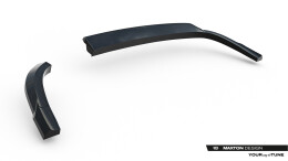 Mittlerer Cup Diffusor DTM Look Heck Ansatz für Hyundai Tucson Mk4 Facelift schwarz Hochglanz