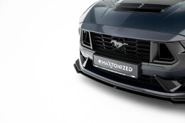 Street Pro Cup Spoilerlippe Front Ansatz für Ford Mustang Dark Horse Mk7 schwarz