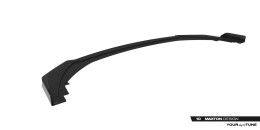 Street Pro Cup Spoilerlippe Front Ansatz + Flaps für Ford Mustang Dark Horse Mk7 rot + Flaps Hochglanz