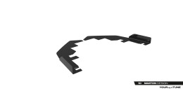 Front Stoßstangen Flaps passend für Ford Mustang Dark Horse Mk7 schwarz Hochglanz