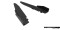 Street Pro Heck Ansatz Flaps Diffusor + Flaps für Ford Mustang Dark Horse Mk7 rot + Flaps Hochglanz