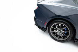 Hintere Seiten Flaps für Ford Mustang Dark Horse Mk7 schwarz Hochglanz