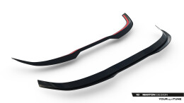 Heck Spoiler Aufsatz Abrisskante für Audi A6 S-Line Avant C9 schwarz Hochglanz
