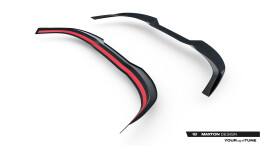 Heck Spoiler Aufsatz Abrisskante passend für Audi A6 S-Line Avant C9 schwarz Hochglanz