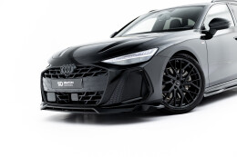 Cup Spoilerlippe Front Ansatz V.1 für Audi A6 S-Line C9 schwarz Hochglanz