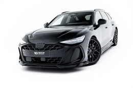 Cup Spoilerlippe Front Ansatz V.1 für Audi A6 S-Line C9 schwarz Hochglanz