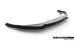 Cup Spoilerlippe Front Ansatz V.1 für Audi A6 S-Line C9 schwarz Hochglanz