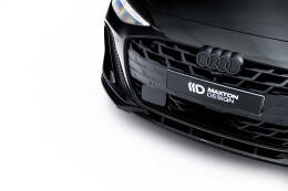 Cup Spoilerlippe Front Ansatz V.2 für Audi A6 S-Line C9 schwarz Hochglanz