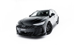Cup Spoilerlippe Front Ansatz V.2 für Audi A6 S-Line C9 schwarz Hochglanz