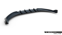 Cup Spoilerlippe Front Ansatz V.2 für Audi A6 S-Line C9 schwarz Hochglanz