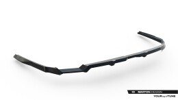 Street+ Mittlerer Diffusor RACE Heck Ansatz V.1 passend für Audi A6 S-Line C9 schwarz Hochglanz