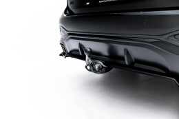 Street+ Mittlerer Diffusor RACE Heck Ansatz V.2 passend für Audi A6 S-Line C9 schwarz Hochglanz