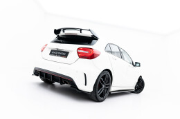 Street Pro Heckschürze für Mercedes-Benz A Klasse AMG-Line W176 schwarz + rot