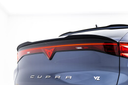Heck Spoiler Aufsatz Abrisskante für Cupra Tavascan Mk1 schwarz Hochglanz