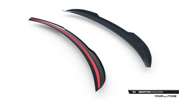 Heck Spoiler Aufsatz Abrisskante für Cupra Tavascan Mk1 schwarz Hochglanz