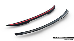Heck Spoiler Aufsatz Abrisskante für Cupra Tavascan Mk1 schwarz Hochglanz