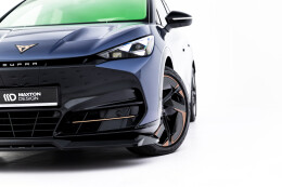 Cup Spoilerlippe Front Ansatz für Cupra Tavascan Mk1 schwarz Hochglanz