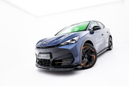 Cup Spoilerlippe Front Ansatz für Cupra Tavascan Mk1 schwarz Hochglanz